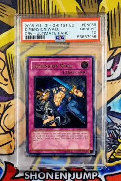 Yu-Gi-Oh DIMENSION WALL 1st Cybernetic Revolution CRV-EN059 PSA 10 Ultimate Rare - Image 1