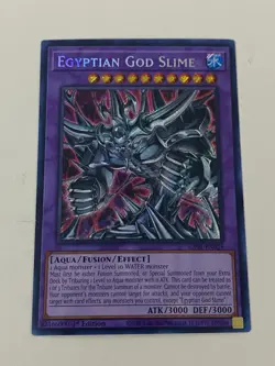 Yugioh - Egyptian God Slime x 3 - 1st Edition Secret Rare LP - Free Holo Card A - Image 4