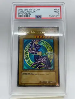 YU-GI-OH! yugioh Dark Magician SDY-006 Ultra Rare 1st Edition PSA9 - Image 1