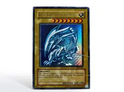 Yu-Gi-Oh! Blue-Eyes White Dragon SDK-001 1996 FOLDED Damaged M56 - Image 1