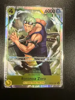 Roronoa Zoro SR OP15-113 ENGLISH ONE PIECE Card Adventure on KAMI’s Island OP15 - Image 1