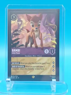 Disney Lorcana TCG - Bambi - Little Prince - 63/204 Reign of Jafar Legendary - Image 1