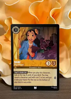 Disney Lorcana Winterspell ~ Nani - Stage Manager 20/204 - Image 1