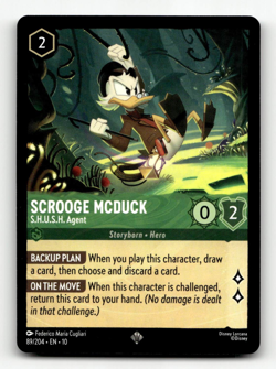 Disney Lorcana Scrooge McDuck - S.H.U.S.H. Agent - Whispers in the Well - Image 1