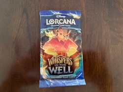 Disney Lorcana Whispers in the Well Booster Pack Sealed Gaston Daisy Magica Art - Image 2