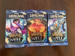 Disney Lorcana Whispers in the Well Booster Pack Sealed Gaston Daisy Magica Art - Image 5
