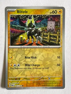 POKEMON BLITZLE 062/182 COMMON REVERSE HOLOFOIL PARADOX RIFT NM CARD - Image 1