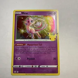Pokemon TCG Mew Celebrations Holo Rare Card 011/025 Near Mint/Mint Condition - Image 1