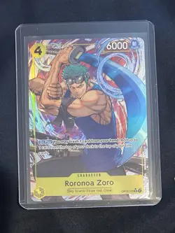 One Piece Card Game Roronoa Zoro SR Alt Art OP15-113 Adventure on KAMI's Island - Image 1
