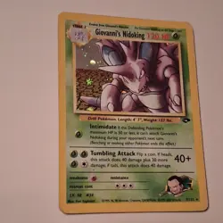 Pokemon Giovanni's Nidoking 7/132 Gym Challenge Holo Rare 120 HP Card English - Image 3