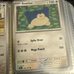9x Snorlax Pokemon Card Lot Mint Condition - Image 4