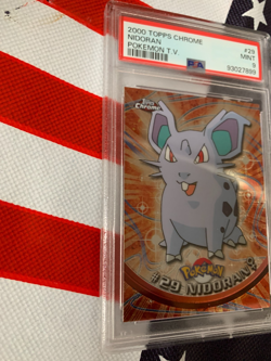 PSA 2000 Topps Chrome Pokemon, NIDORAN- POKEMON T.V. #29 Clean Card - Image 4