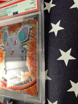 PSA 2000 Topps Chrome Pokemon, NIDORAN- POKEMON T.V. #29 Clean Card - Image 5