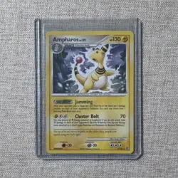 Pokemon TCG Ampharos 1/132 Secret Wonders Rare Exclusive 130 HP Regular Card - Image 1