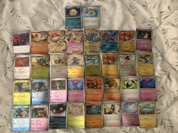 Pokemon Ascended Heroes EX/Holo/Reverse Holo Pokemon Lot 34 Cards With Poke Pad - Image 1