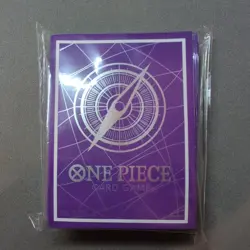 One Piece Card Game Bandai Fest Championship 2025 Silver Purple Sleeves Sealed - Image 1