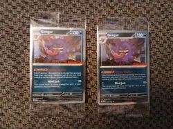 Pokemon Gengar GameStop Promo Stamped Card English SEALED X2 - Image 1