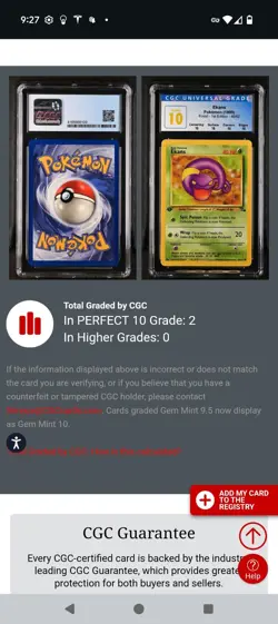 (POP 2) CGC 10 PERFECT 1999 Pokemon Fossil Ekans 1st Edition 46/62 WOTC Card - Image 4