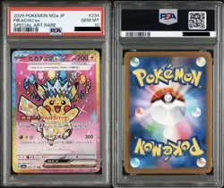 PSA 10 GEM MINT Pikachu ex SAR M2a 234/193 MEGA Dream ex Japanese Pokemon Card - Image 1