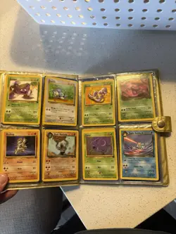 Vintage Pokemon Binder Lot by WotC with BASE SET, Jungle, Fossil Etc. Cards!! - Image 4