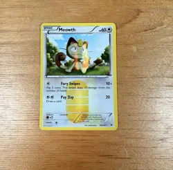 Meowth - 102/101 - Pokemon Noble Victories Black & White Secret Rare Card LP - Image 1