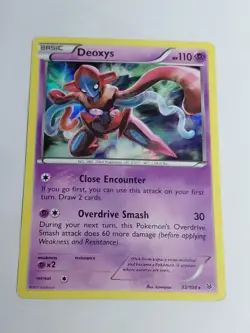 Deoxys 33/108 Rare Roaring Skies Pokemon Card Holo - Image 1
