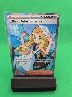 Pokemon TCG Mega Evolution Lillie’s Determination Full Art Trainer Card 169/132 - Image 1