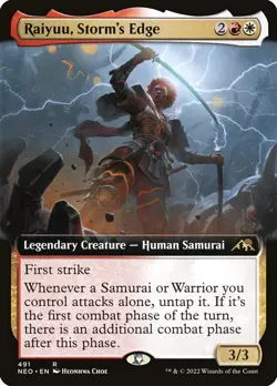 MTG Raiyuu, Storm's Edge Extended Art ** Kamigawa: Neon Dynasty ** English (NM) - Image 1