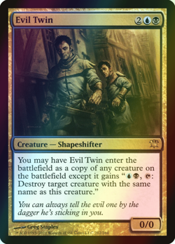 MTG Evil Twin Foil ** Innistrad ** English (LP) - Image 1