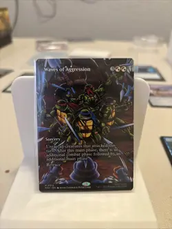 Waves of Aggression (Borderless) Teenage Mutant Ninja Turtles Source Material... - Image 1