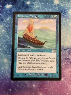 Lingering Mirage - Urza's Saga - Enchantment - Aura - Uncommon - 84 - Image 1