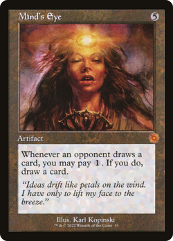 Mind's Eye BRR 33 MTG Retro Artifact The Brothers' War Magic the Gathering - Image 1