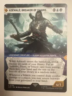 ADEWALE, BREAKER OF CHAINS ~ NM ~ MTG - Showcase 0136 - ACR Assassin's Creed - Image 1