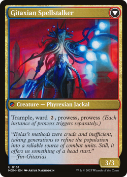 x1 Khenra Spellspear // Gitaxian Spellstalker MOM MTG 0151 UNCOMMON M/NM 1x - Image 2