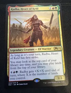 Radha, Heart of Keld M21 Core Set Magic the Gathering MTG - Image 1
