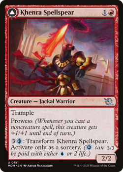 x4 Khenra Spellspear // Gitaxian Spellstalker MOM MTG 0151 UNCOMMON M/NM 4x - Image 1