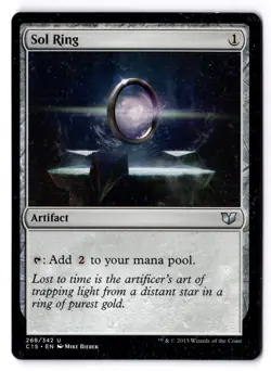 Sol Ring LP* Commander 2015 ENGLISH 268/342 mtg -UnltdCards - Image 1