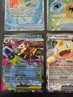 Perfect Order Pokemon Card Bundle Lot Of 6 Poke Pad Full Art Meowth Ex Spewpa - Image 4