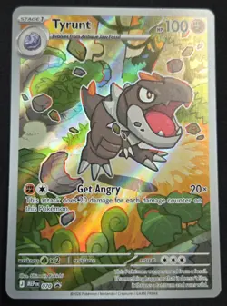 Pokemon TCG: Perfect Order - Tyrunt (MEP-EN 070) Full Art Black Star ETB Promo - Image 1