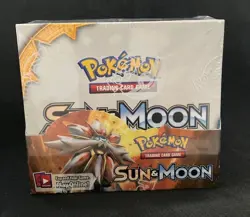 Pokemon Sun & Moon Base Booster Box 36 Packs- FACTORY SEALED - Image 1
