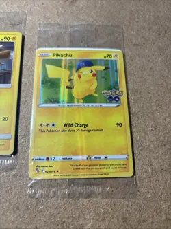 Pikachu Promotional Cards, Sealed, Pokemon Go, Detective Pikachu, New - Image 2