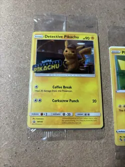 Pikachu Promotional Cards, Sealed, Pokemon Go, Detective Pikachu, New - Image 3