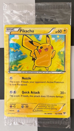 YOU CHOOSE Pikachu XY 42/146 Holo - 2014 Pokemon Lego Movie Promo Sealed - Image 4