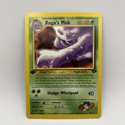 Koga's Muk - 1st Edition - 26/132 Gym Challenge - Pokemon TCG - 2000 - Image 1