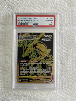 2022 Pokemon Silver Tempest Rayquaza VMax TG29/TG/30 PSA 10 Free Shipping - Image 1