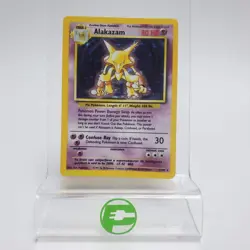 Pokemon TCG Base Set Alakazam 1/102 Holo English - Image 1