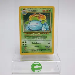 Pokemon TCG Base Set Venusaur 15/102 Holo English - Image 1
