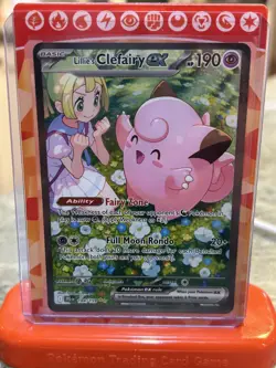 Pokemon Lillie's Clefairy EX Sv09: Journey Together 184/159 Illustration Rare H… - Image 1