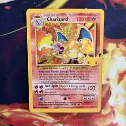 CHARIZARD 4/102 Celebrations: Classic Collection 25th Ann Pokemon NEAR MINT - Image 3