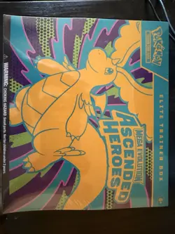 Pokemon Mega Evolution Ascended Heroes Elite Trainer Box Dragonite Booster Promo - Image 1